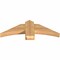 Ekena Millwork Bellingham Timber Gable Bracket, Western Red Cedar, 36"W x 12"H x 3 1/2"D x 5 1/2"F, 8/12 Pitch GBW036X12X0406BEL00SWR - alternate 2